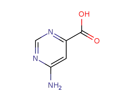 Molecular Structure of 38214-46-9 (6-AMINO-PYRIMIDINE-4-CARBOXYLIC ACID)