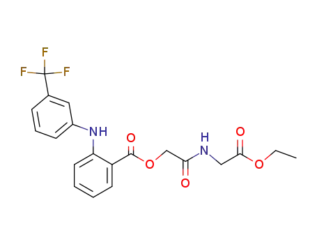에톡시카르보닐메틸카르바모일메틸 2-[[3-(트리플루오로메틸)페닐]아민 o]벤조에이트