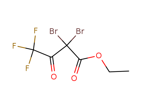 Butanoic acid,2,2-dibromo-4,4,4-trifluoro-3-oxo-, ethyl ester