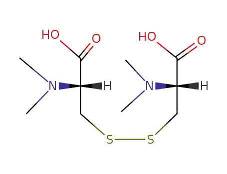 Molecular Structure of 38254-66-9 (N,N,N',N'-TETRAMETHYL-L-CYSTINE)