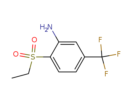 Benzenamine,2-(ethylsulfonyl)-5-(trifluoromethyl)- cas  382-85-4