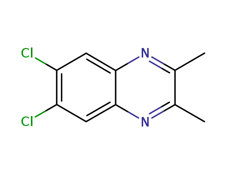 Molecular Structure of 52736-71-7 (2,3-DIMETHYL-6,7-DICHLOROQUINOXALINE)