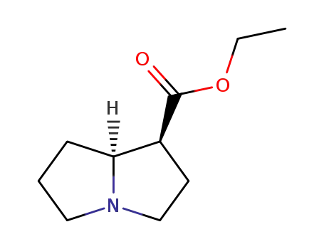 1,8-H-trans-Pyrrolizidin-1-carbonsaeureethylester