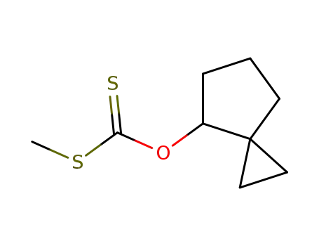S-Methyl-O-spiro<2,4>heptyl-(4)-dithiokohlensaeureester