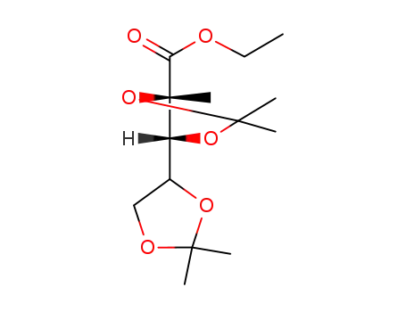 ethyl 2,3:4,5-di-O-isopropylidene-2-C-methyl-DL-arabinonate