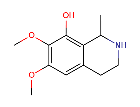 [R,(-)]-1,2,3,4-Tetrahydro-6,7-dimethoxy-1-methylisoquinolin-8-ol