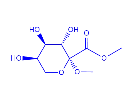 알파-L-자일로-2-헥설로피라노시돈산, 메틸, 메틸 에스테르(9CI)