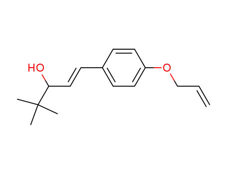 Molecular Structure of 58344-50-6 (1-[4-(Allyloxy)phenyl]-4,4-dimethyl-1-penten-3-ol)