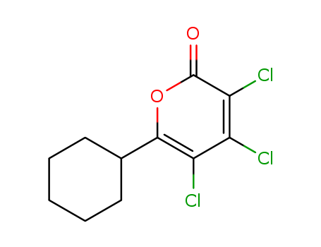 2H-Pyran-2-one,3,4,5-trichloro-6-cyclohexyl- cas  52778-43-5