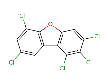 Molecular Structure of 83704-51-2 (1,2,3,6,8-pentachlorodibenzo[b,d]furan)