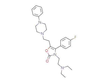 Molecular Structure of 52867-97-7 (3-[2-(diethylamino)ethyl]-4-(4-fluorophenyl)-5-[2-(4-phenylpiperazin-1-yl)ethyl]-1,3-oxazol-2(3H)-one)