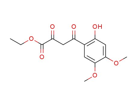 4-(2-hydroxy-4,5-dimethoxy-phenyl)-2,4-dioxo-butyric acid ethyl ester