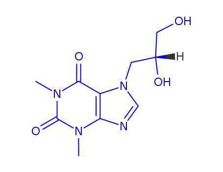 Molecular Structure of 72376-78-4 (diprophylline)