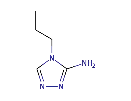 Molecular Structure of 58661-97-5 (4-Propyl-4H-1,2,4-triazol-3-amine)