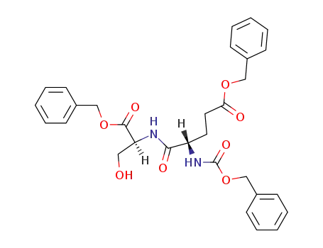 <i>N</i>-(<i>O</i>-benzyl-<i>N</i>-benzyloxycarbonyl-L-α-glutamyl)-L-serine benzyl ester