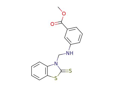 3-[(2-thioxo-benzothiazol-3-ylmethyl)-amino]-benzoic acid methyl ester