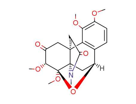 Hasubanan-6,16-dione,8,10-epoxy-3,4,7,8-tetramethoxy-17-methyl-, (7a,8b,10b)- (9CI)