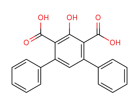 Molecular Structure of 860708-40-3 (5'-hydroxy-<i>m</i>-terphenyl-4',6'-dicarboxylic acid)