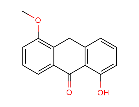 1-hydroxy-5-methoxy-anthrone