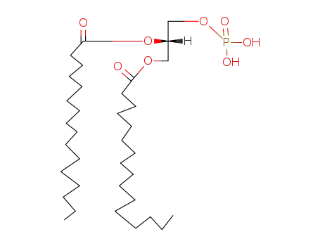 Molecular Structure of 58560-71-7 ([S,(-)]-1-O,2-O-Dipalmitoyl-D-glycerol 3-phosphoric acid)