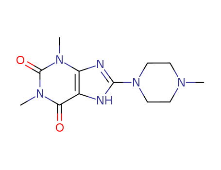 1,3-DIMETHYL-8-(4-METHYL-(PIPERAZIN-1-YL))-3,7-DIHYDRO-1H-PURINE-2,6-DIONE
