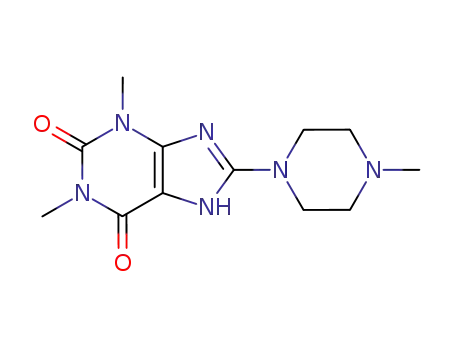 Molecular Structure of 52943-65-4 (N(sup 1)-(8-Teofillina)-N(sup 4)-metilpiperazina [Italian])