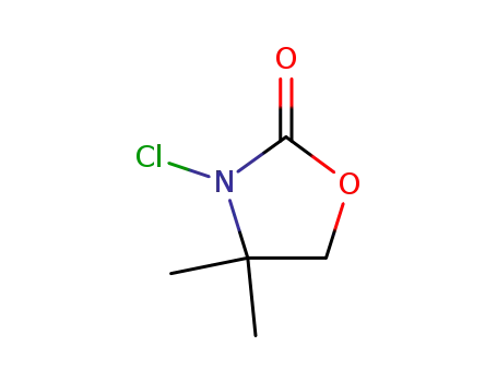 Molecular Structure of 58629-01-9 (3-Chloro-4,4-dimethyl-2-oxazolidinone)