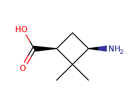 Cyclobutanecarboxylic acid, 3-amino-2,2-dimethyl-, cis- (9CI)