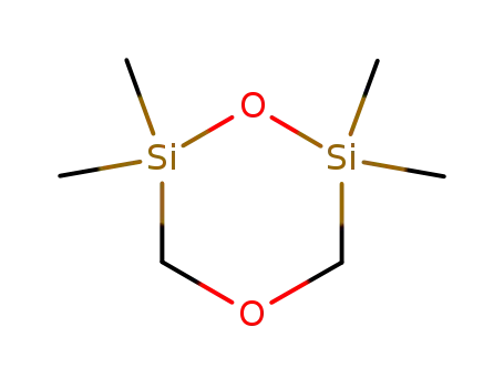 Molecular Structure of 5833-60-3 (2,2,6,6-tetramethyl-1,4,2,6-dioxadisilinane)