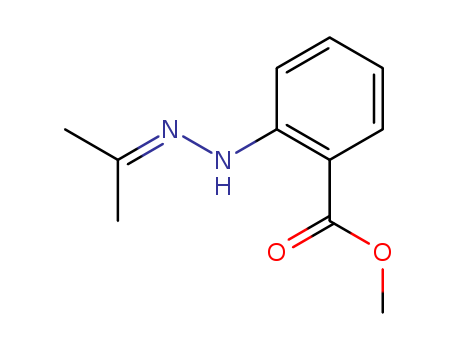 Benzoic acid, 2-[(1-methylethylidene)hydrazino]-, methyl ester (9CI)