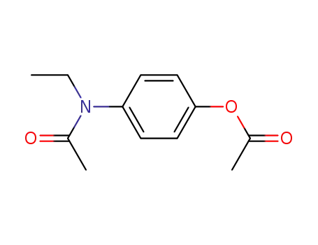 Molecular Structure of 529-94-2 (N-[4-(Acetyloxy)phenyl]-N-ethylacetamide)