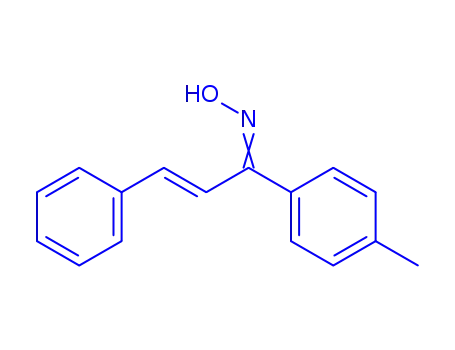 Molecular Structure of 55955-83-4 (syn/anti-p-Tolyl-trans-styryl-ketoxim)