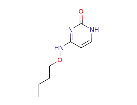 Molecular Structure of 58634-66-5 (6-(butoxyamino)pyrimidin-2(1H)-one)