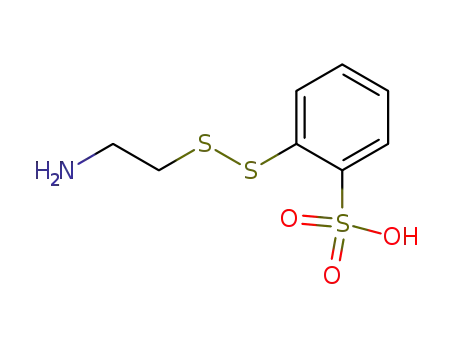 Molecular Structure of 5301-12-2 (2-[(2-aminoethyl)disulfanyl]benzenesulfonic acid)
