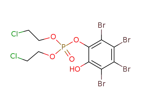 phosphoric acid bis-(2-chloro-ethyl ester)-(2,3,4,5-tetrabromo-6-hydroxy-phenyl ester)