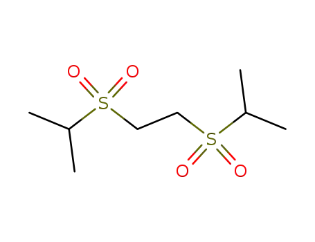 Molecular Structure of 5862-61-3 (2-(2-propan-2-ylsulfonylethylsulfonyl)propane)