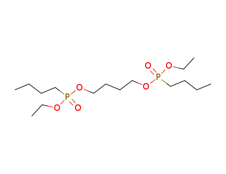Phosphonic acid,butyl-, ethyl ester, diester with 1,4-butanediol (7CI,8CI) cas  5284-06-0