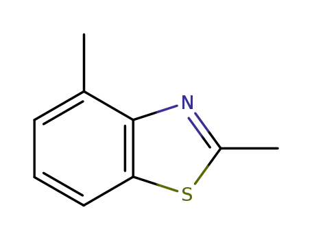 Molecular Structure of 5262-63-5 (Benzothiazole, 2,4-dimethyl- (6CI,7CI,8CI,9CI))