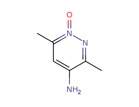 Molecular Structure of 58869-98-0 (4-amino-3,6-dimethyl-1-oxo-1,6-dihydropyridazin-1-ium)