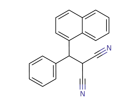 Molecular Structure of 52962-65-9 ([naphthalen-1-yl(phenyl)methyl]propanedinitrile)