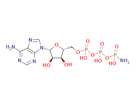 Molecular Structure of 58430-80-1 (ATP-gamma amidate)