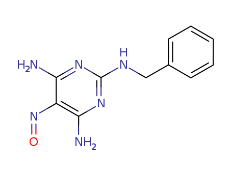 2,4,6-Pyrimidinetriamine,5-nitroso-N2-(phenylmethyl)-