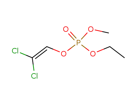 Molecular Structure of 5301-38-2 ((2,2-Dichlorovinyl)ethylmethyl=phosphate)