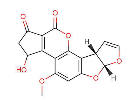 Molecular Structure of 52819-96-2 (aflatoxin Q1)