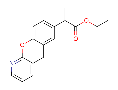 ALFA-METHYL-5H-[1] BENZOPYRANO [2,3-B] PYRIDINE-7-ACETIC ACID ETHYL ESTER