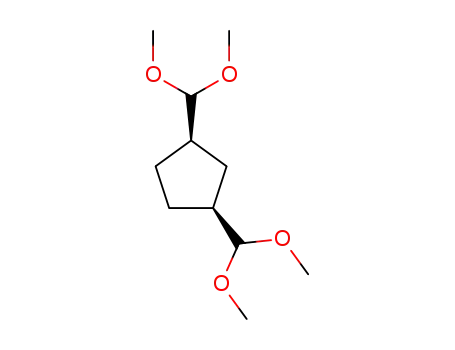 Cyclopentane, 1,3-bis(dimethoxymethyl)-, cis-