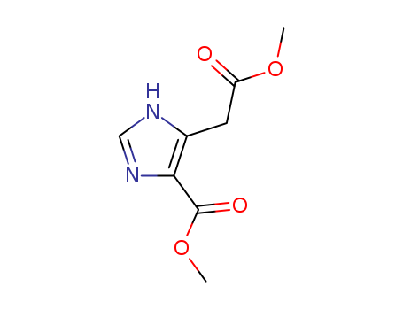 1H-Imidazole-4-aceticacid, 5-(methoxycarbonyl)-, methyl ester cas  52605-87-5