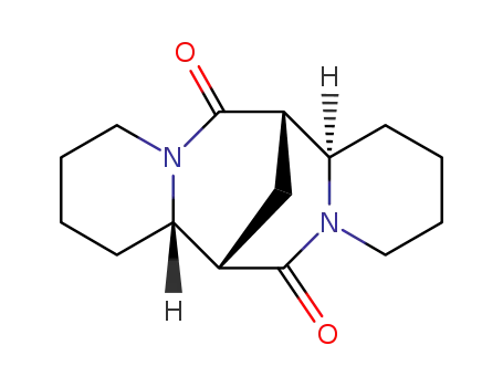 Molecular Structure of 52717-74-5 ((6alpha,9alpha)-sparteine-10,17-dione)