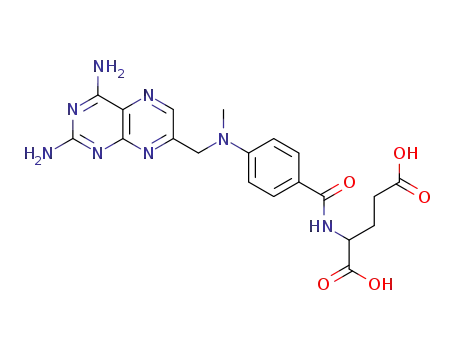 Molecular Structure of 65118-41-4 (N-[(4-{[(2,4-diaminopteridin-7-yl)methyl](methyl)amino}phenyl)carbonyl]-D-glutamic acid)