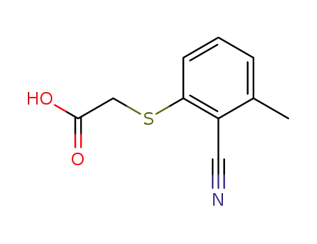 (2-cyano-3-methyl-phenylsulfanyl)-acetic acid